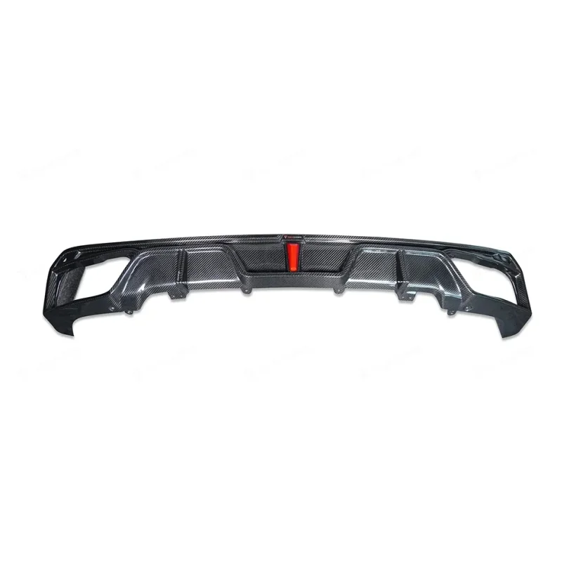 Rear bumper lip diffuser