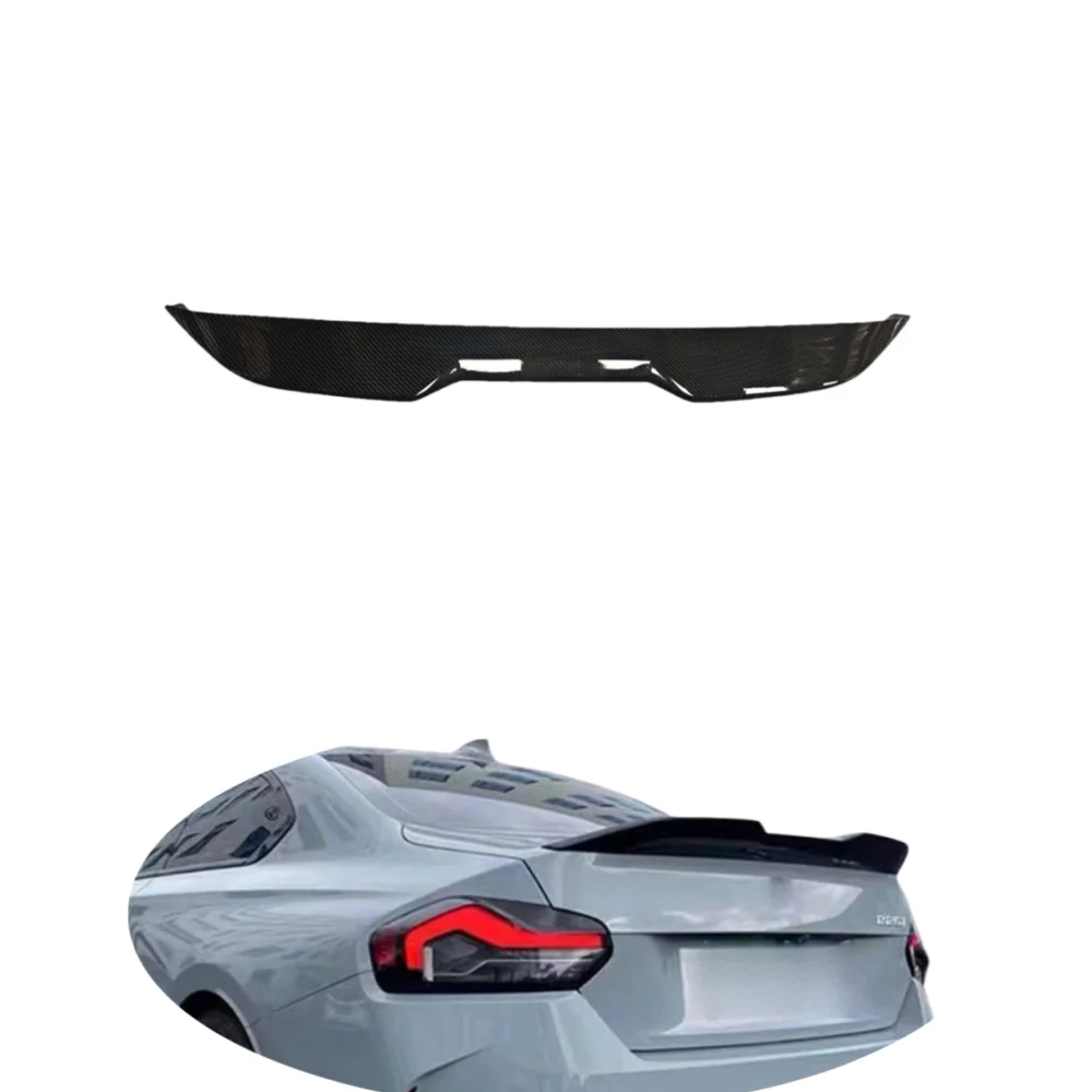 MP Style Carbon Fiber Rear Trunk Spoiler for BMW M2 G87 Modified Performance Exterior